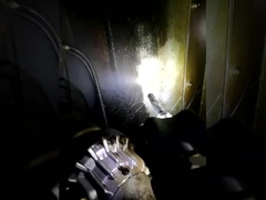 تنظيف الآلات الكبيرة